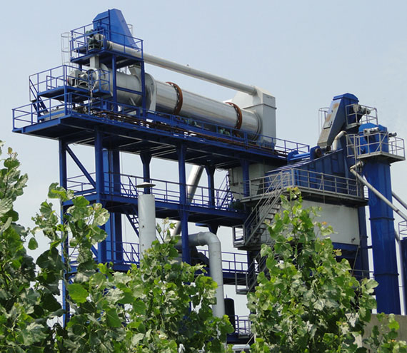 瀝青攪拌設備的應用效益及工作全過程。